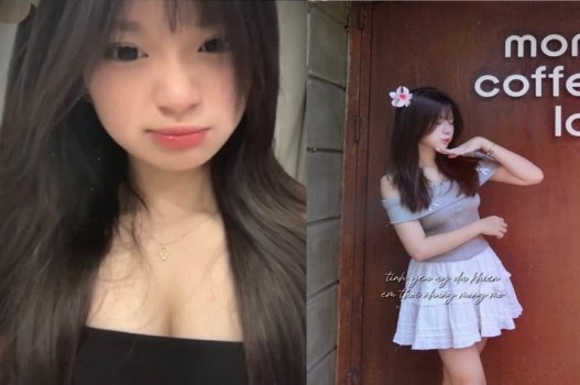 Em gái xinh đẹp như bước ra từ cơn ác mộng, chạm ngay vào thằng chó