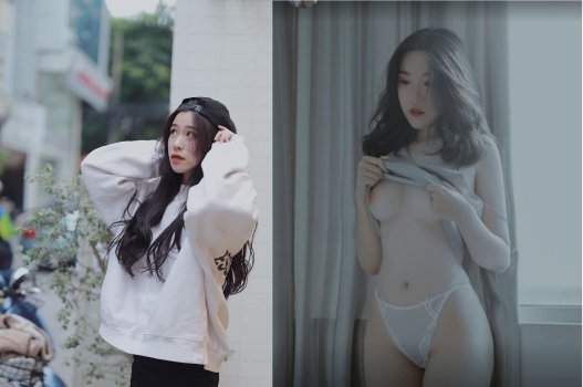 Sinh viên Thuy Thủy khỏa thân chụp ảnh gợi cảm quyến rũ